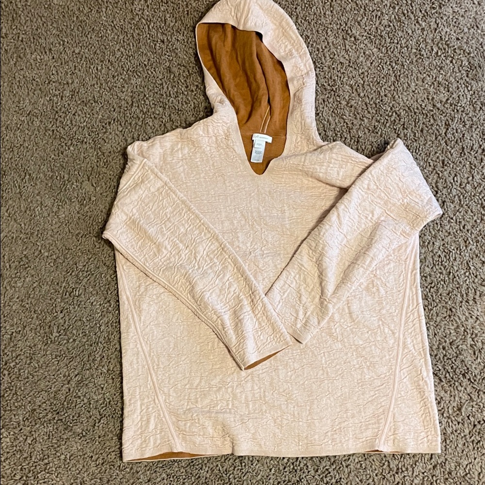 J. Jill Camel Hooded Sweater - Picture 2 of 6